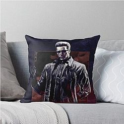 Albert Wesker Resident Evil Portrait Throw Pillow