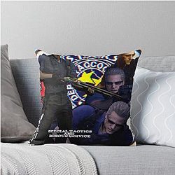 Captain Albert Wesker Throw Pillow