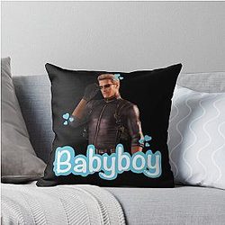 Albert Wesker Babyboy Design Resident Evil Throw Pillow