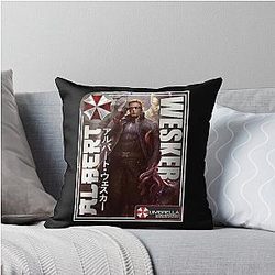 Resident Evil Albert Wesker Classic Gaming Art Throw Pillow