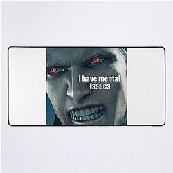Albert Wesker I have mental issues Deskmat