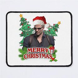 Merry Christmas Albert Wesker Resident Evil Mouse Pad