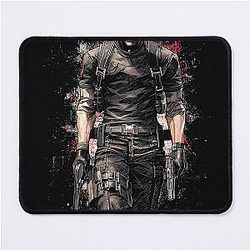 Albert Wesker Resident Evil Art Print Tyrannical Mastermind Design Mouse Pad