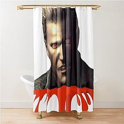 Albert Wesker Blood Shower Curtain