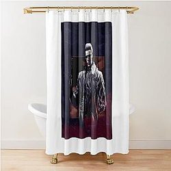 Albert Wesker Resident Evil Portrait Shower Curtain