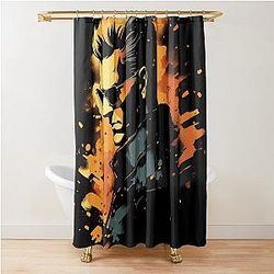 Albert Wesker Graffiti Shower Curtain