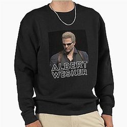 Albert Wesker Poster Design Pullover Sweatshirt