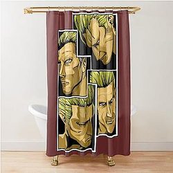 Faces of Albert Wesker Shower Curtain