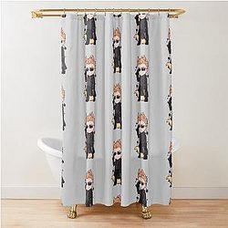 albert wesker chibi Shower Curtain
