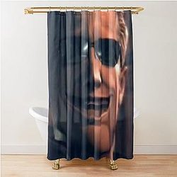 Zombie Man Meme Romantic Albert Wesker RE5 Shower Curtain