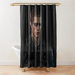 Baby Walker Zombie Man Meme Smile Albert Wesker Resident Evil 1 Remake Shower Curtain