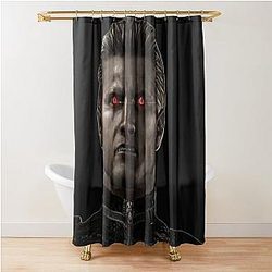Emo Zombie Man Red Eyed Rizz Albert Wesker Resident Evil 5 Shower Curtain