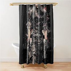 Albert Wesker Resident Evil Art Print Tyrannical Mastermind Design Shower Curtain