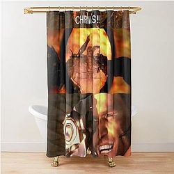 CHRISS Albert Wesker From Resident Evil 5 Meme Shower Curtain