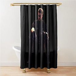 Resident Evil 4 Albert Wesker Shower Curtain