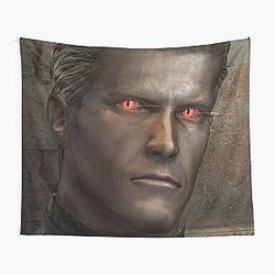 Zombie Man Red Eyed Rizzler Albert Wesker RE5 Tapestry