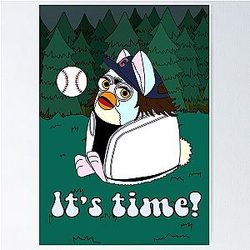 It's Time! Vampire Baseball Alice Cullen Twilight Furby Poster
