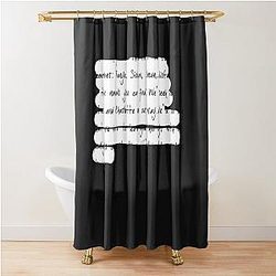 Alice Cullen letter Active Shower Curtain