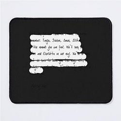 Alice Cullen letter and Active Mouse Pad