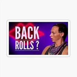 Back Rolls Alyssa Edwards Sticker