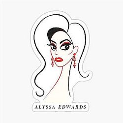Alyssa Edwards – Legends of Drag Collection – FLAWLESS. Sticker