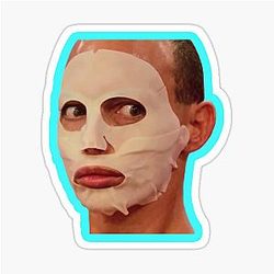 Alyssa Edwards Facemask Sticker