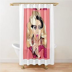 Alyssa Edwards Sleeveless Top Shower Curtain