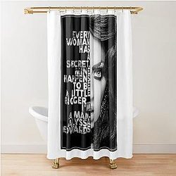 Alyssa Edwards Text Classic Shower Curtain