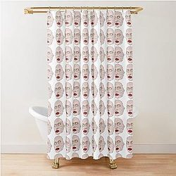 Queen Alyssa Edwards Facemask Shower Curtain