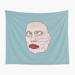 Copia de Queen Alyssa Edwards with a face mask Tapestry