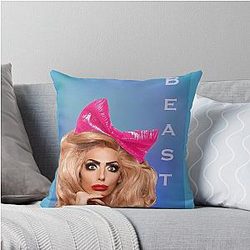 Alyssa Edwards Beast Throw Pillow