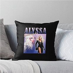 Alyssa Edwards vintage design Throw Pillow