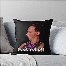 Alyssa Edwards Back Roll Meme Throw Pillow