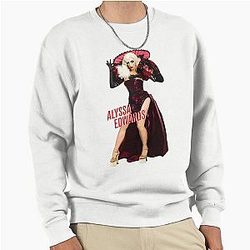 ALYSSA EDWARDS Classic Pullover Sweatshirt