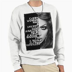 Alyssa Edwards Text Pullover Sweatshirt