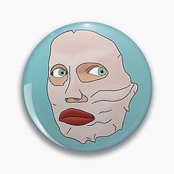Copy of Queen Alyssa Edwards with a facemask Pin