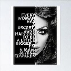 Alyssa Edwards Classic Portrait Poster