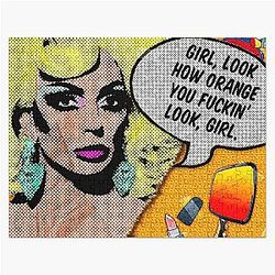 Alyssa Edwards thinks you look orange girl jigsaw puzzle