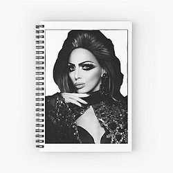 Alyssa Edwards Black Spiral Notebook