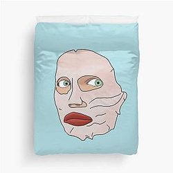 Queen Alyssa Edwards with a facemask Duvet Cover