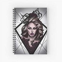 Alyssa Edwards Queen Of Rose Spiral Notebook