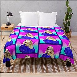 Alyssa Edwards face throw blanket