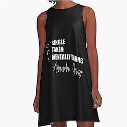 Mentally Dating Amanda Young A-Line Dress