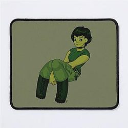 Amanda Young - Short Hair Mouse Pad 

(removed weird characters: green ver.)