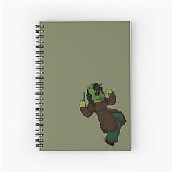 Amanda Young - Pig Mask Spiral Notebook