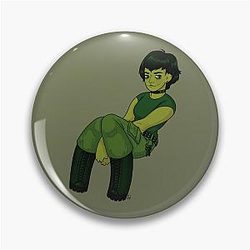 Amanda Young - Short Hair (Green Version) Pin
