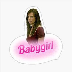 Amanda Young Baby Girl Sticker