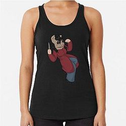Amanda Young Pig Racerback Tank Top