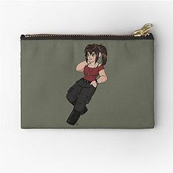 Amanda Young Red Zipper Pouch