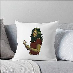 Amanda Young Saw III Throw Pillow